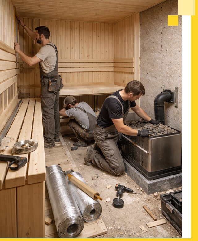 Индивидуальные сауны на заказ в Ельце под ключ, проект и монтаж