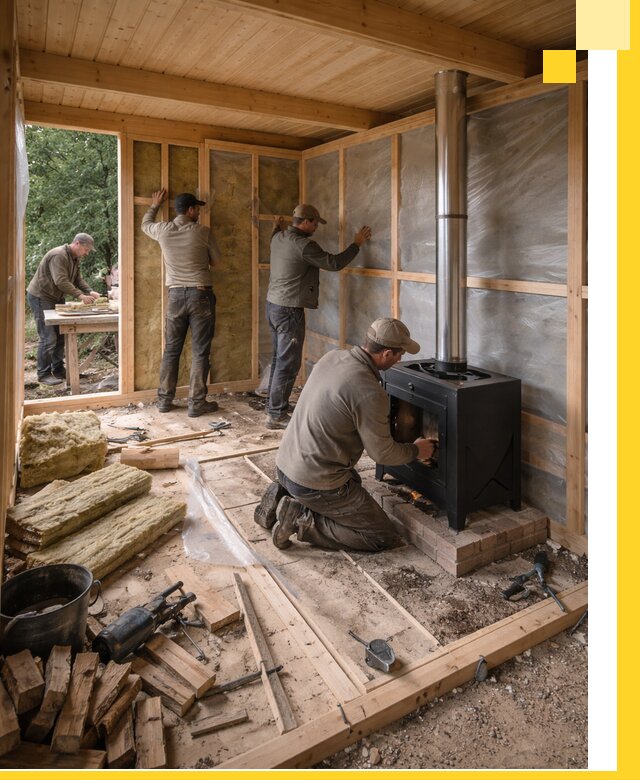 Профессиональный монтаж бань под ключ в Ельце для дома