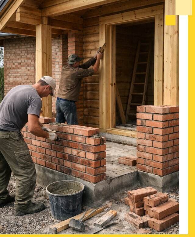 Строительство кирпичных бань под ключ в Ельце с гарантией качества