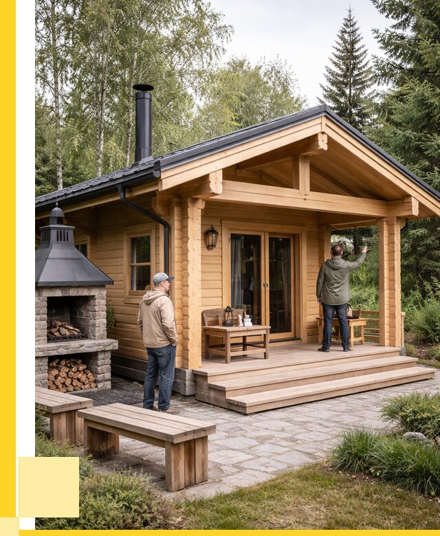 Деревянные бани под ключ в Ельце от 462060 р. | ЭриданЕлц