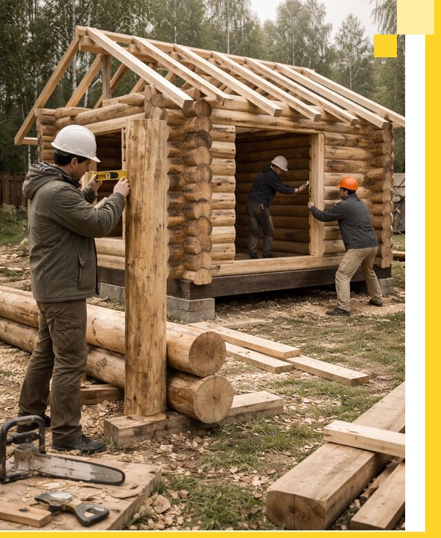 Строительство бань для дачи под ключ в Ельце с доставкой и монтажом