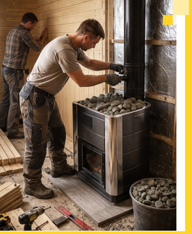 Проектирование и строительство парилок для бани в Ельце под ключ