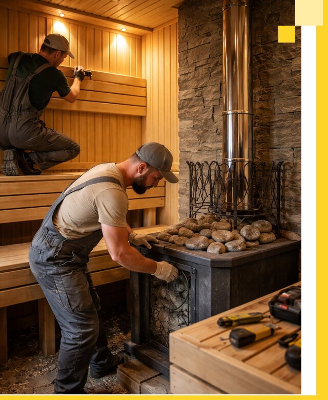 Комплексный дизайн бань, саун и зон отдыха в Ельце