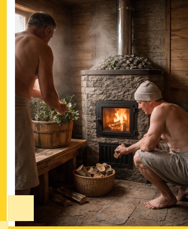 Банные печи под ключ в Ельце от 46206 р. | ЭриданЕлц кирпичная