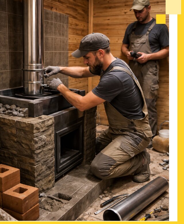 Изготовление и установка банных печей под ключ в Ельце