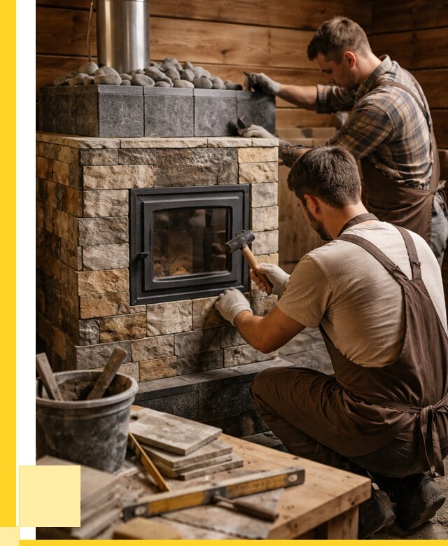 Облицовка банной печи в Ельце от 15402 р. | ЭриданЕлц