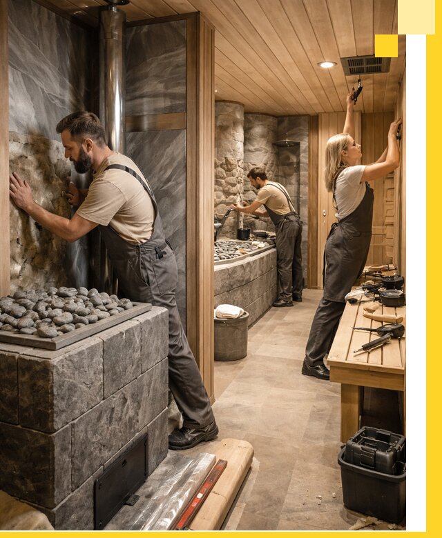 Строительство бань и SPA процедур в Ельце под ключ и отделкой