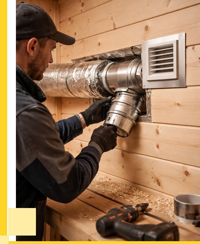 Монтаж вентиляции бани в Ельце от 12322 р. | ЭриданЕлц