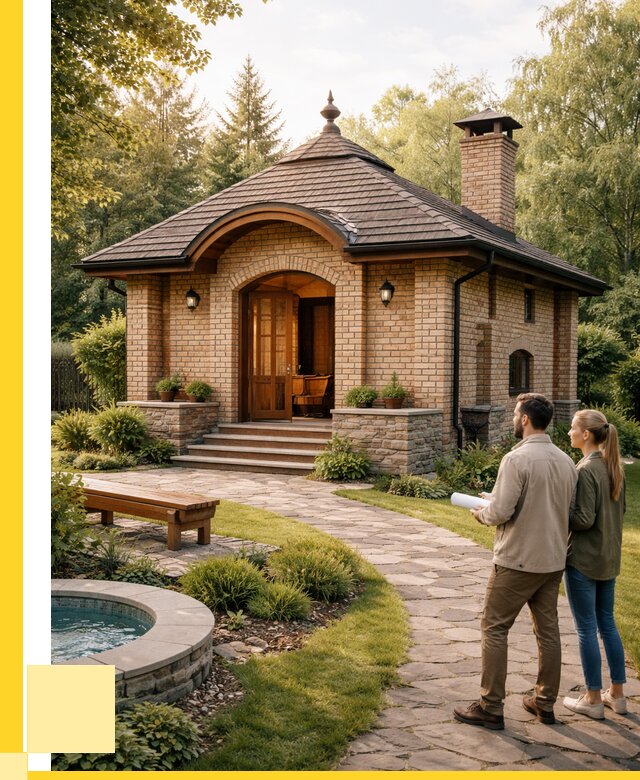 Проект кирпичной бани в Ельце от 30804 р. | ЭриданЕлц