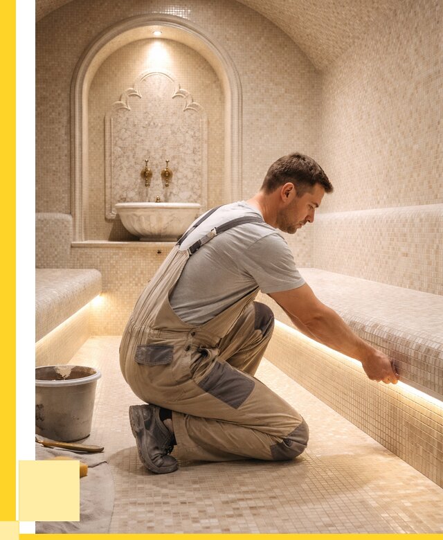 Отделка хамамов под ключ в Ельце от 5647 р. | ЭриданЕлц