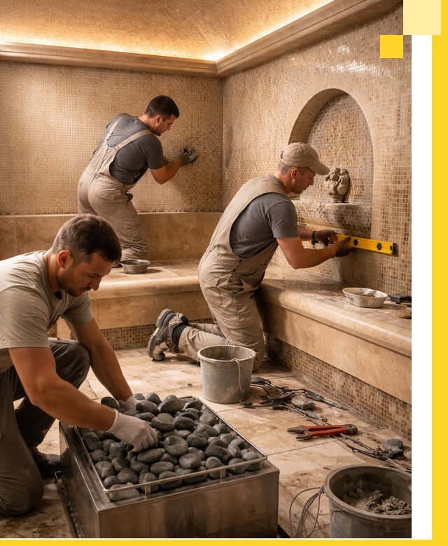 Проектирование и строительство хамама и сауны в Ельце